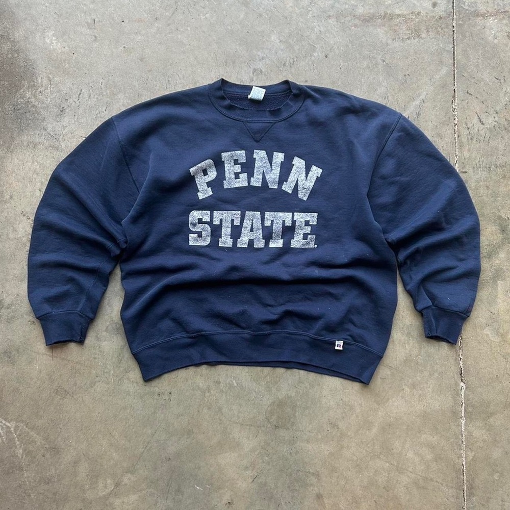 Penn Men's Navy and Blue Sweatshirt